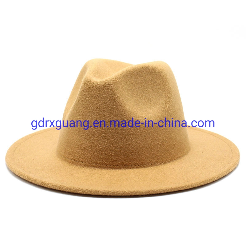 Wholesale Casual Multicolor High Quality Vintage Wide Brim Fedora Hats